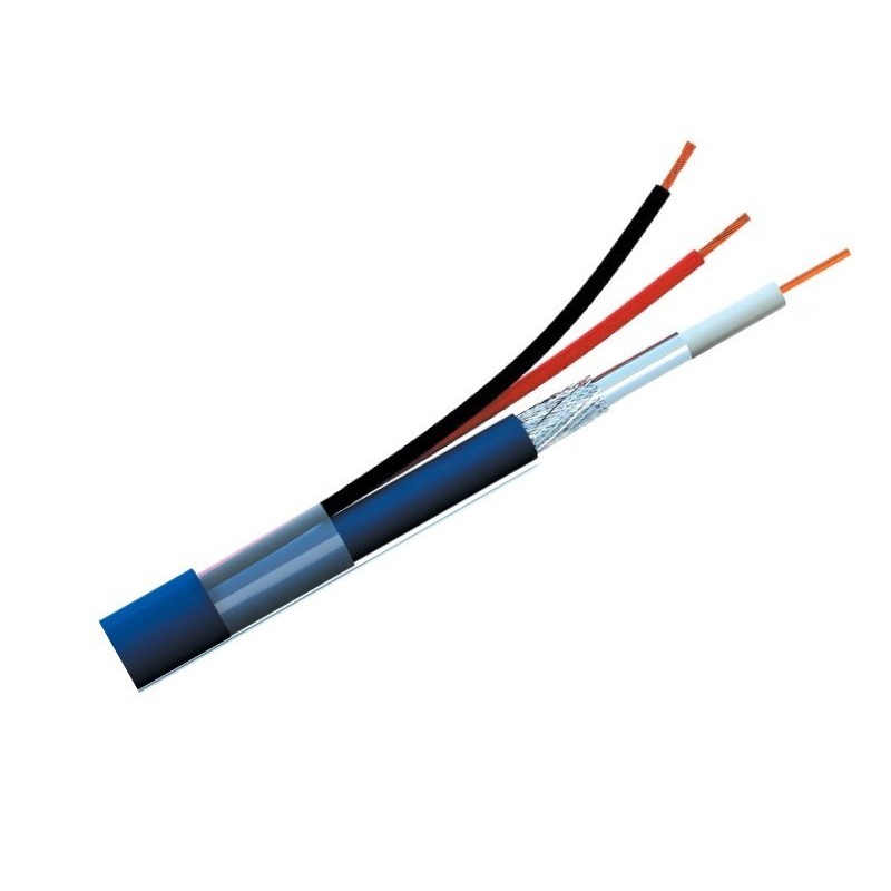 Cavo Tv microcoassiale + 2x0,50 LSZH