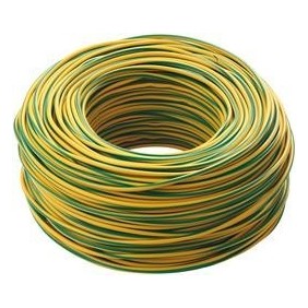 Cavo unipolare Afumex FG17 antifiamma 1X2,5mmq Giallo Verde Matassa 100 Mt