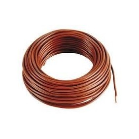 Cavo unipolare antifiamma Afumex FG17 1X1,5mmq Marrone Matassa 100 Mt