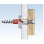 Tassello con Vite 6x30mm Fischer DUOPOWER