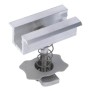Morsetto Centrale in Alluminio per Fotovoltaico con Cornice Fischer PMC 33-39