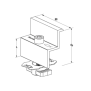 Morsetto Finale in Alluminio per Fotovoltaico con Cornice Fischer PM F35
