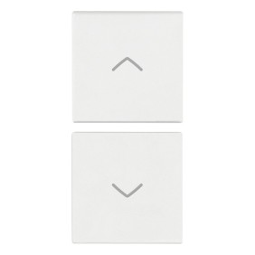 Due Mezzi Tasti con Freccia Intercambiabili 1Modulo Vimar 19751.2.B