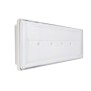Lampada d'emergenza a parete a Led Stile+ 18W Beghelli 19501