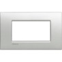 Placca 4 posti quadra tech LivingLight Air Bticino LNC4804TE