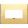Placca Vimar Eikon Evo Oro Totale Lucido 4 moduli 21654.G09