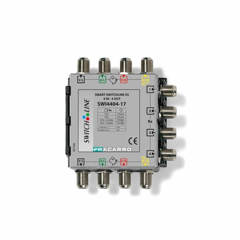 Multiswitch in cascata 4 IN e 4 Derivate -17dB SWI4404-17 271083