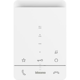 Citofono 2 FILI vivavoce per installazione da parete o da tavolo Bticino 344282