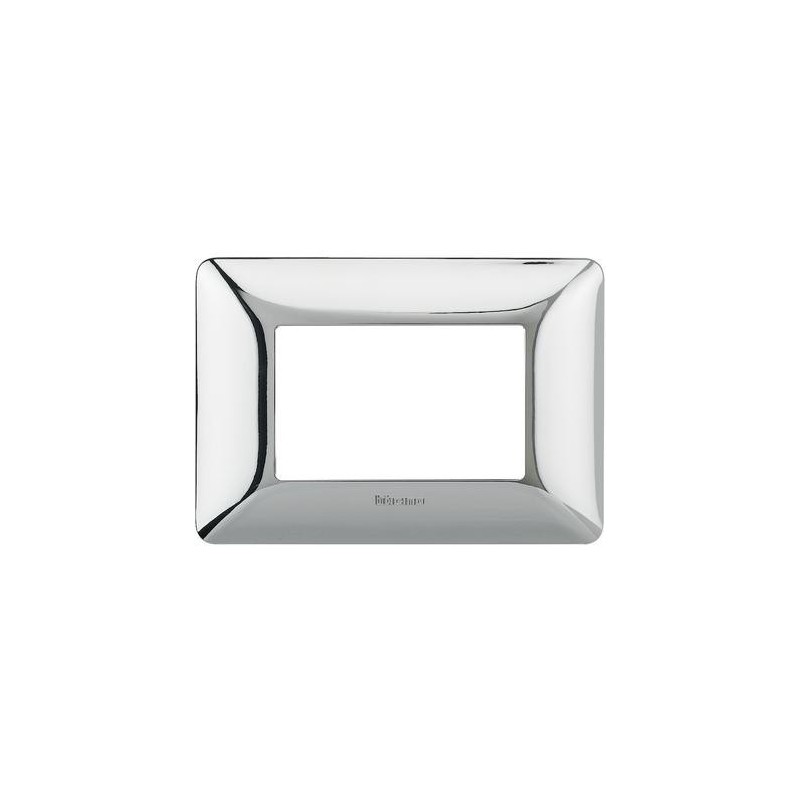 Placca Bticino Matix 3 Moduli Cromo Lucido AM803GCR