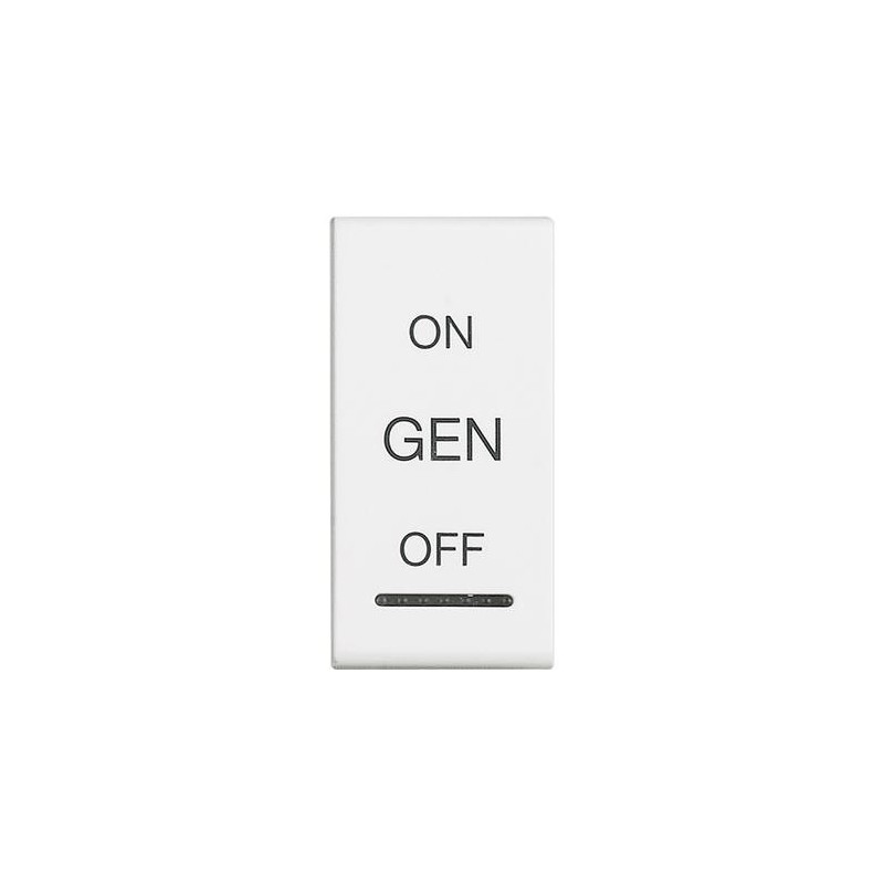 Copritasto 2 Funzioni 1 Posto ON OFF GEN Serie Civili Bticino LivingLight N4911AFN