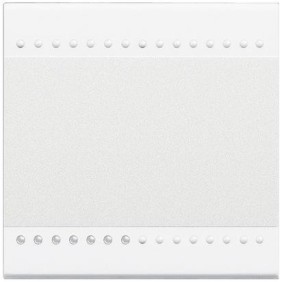 Copritasto Con Lente Illuminabile 2 Posti Serie Civili Bticino LivingLight N4915M2N