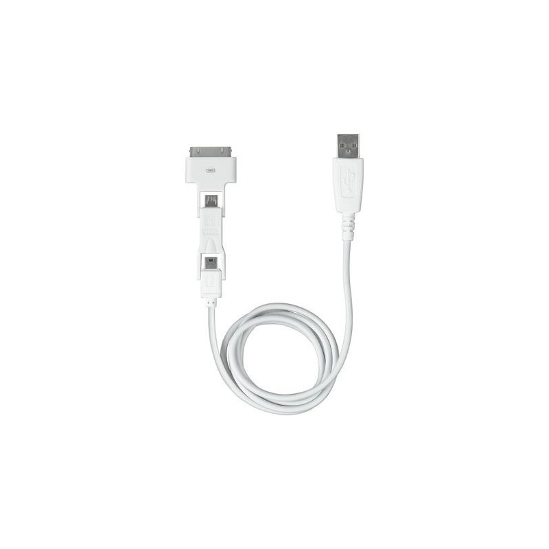 Connettore USB 3 in 1 USB, micro USB e tipo IP cavo lunghezza 1 metro Bticino S2612D