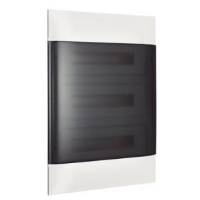 Centralino da incasso Bticino E315PS54 con portello fumè per 54 moduli DIN (3x18) completo di scatola