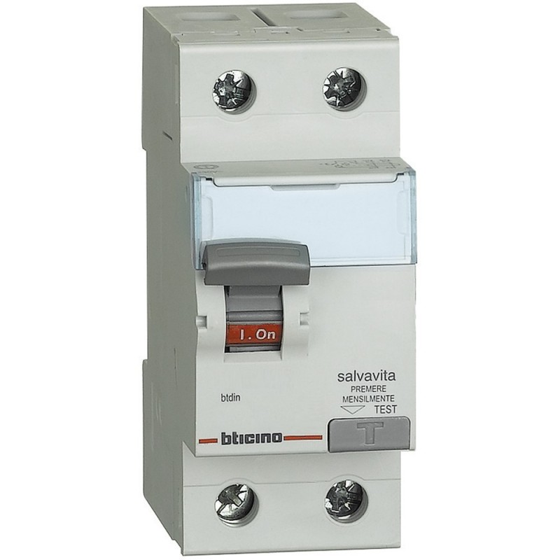 INTERRUTTORE DIFFERENZIALE PURO IN CLASSE A 0,03 mA BTICINO G723A25