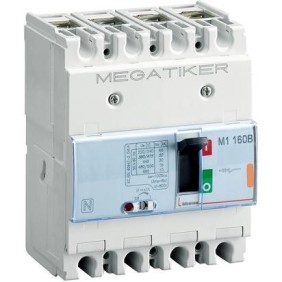 Interruttore magnetotermico 16kA MEGATIKER scatolato Bticino 3P+N 160A T714E160