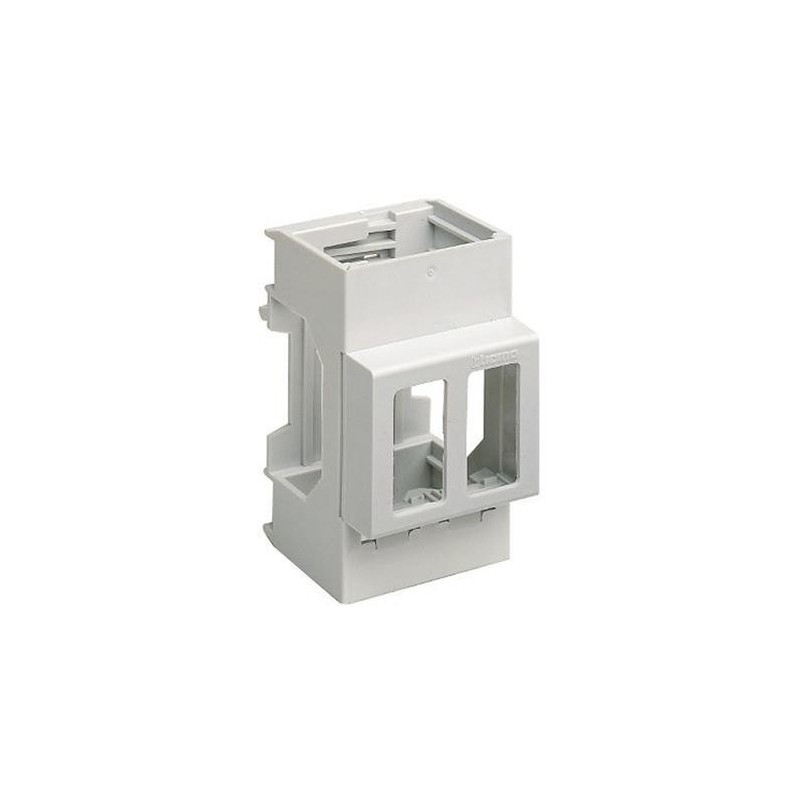 Supporto per applicazione di 2 Modulo Magic su guida DIN35 BTicino E80BM