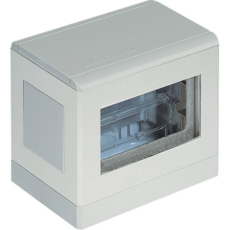 Torretta bifacciale in alluminio 4+4 posti su supporto apposito Bticino 150655