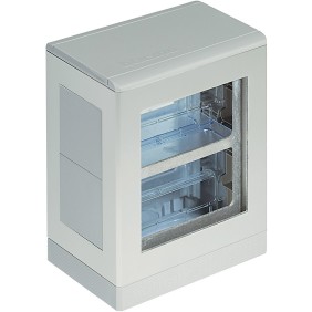 Torretta bifacciale in alluminio 8+8 posti Bticino 150660