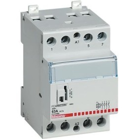 Contattore AC1 / AC3 - 63 A - 230 Vac - 4 NO - 3 moduli  BTicino FC4A6/230N