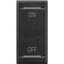 Copritasto 2 Funzioni con simbolo ON/OFF e Lente Illuminabile Bticino Axolute HS4911AG