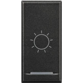 Copritasto 1 Funzione con Simbolo LUCE e Lente Illuminabile Bticino Axolute HS4915BA