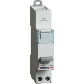 Pulsante di comando 1NO da quadro 20 A 230V 1 modulo DIN Bticino FN51NAP