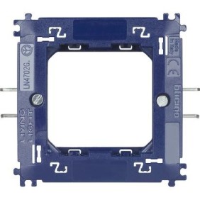 Supporto 2 Moduli con Graffette Bticino Living Light LN4702G