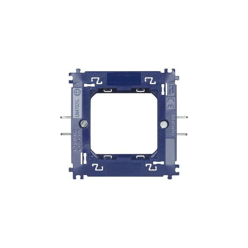 Supporto 2 Moduli con Graffette Bticino Living Light LN4702G