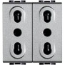 Presa Duplex 2P+T 10/16A 2 Posti Serie Civili Bticino Light Tech NT4180/2
