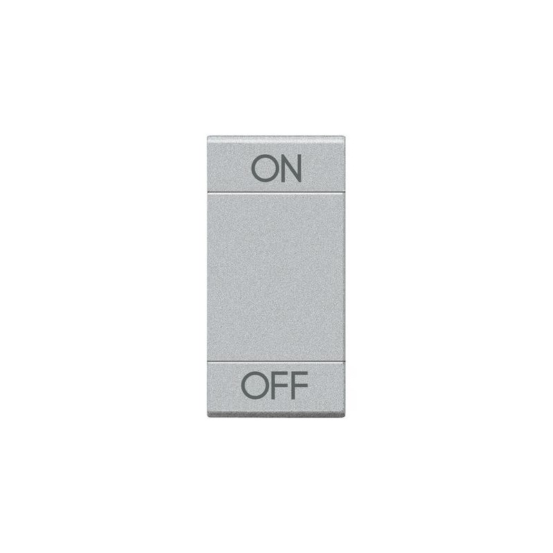 Copritasto 2 Funzioni ON OFF Bticino Living Light Tech NT4911AGN