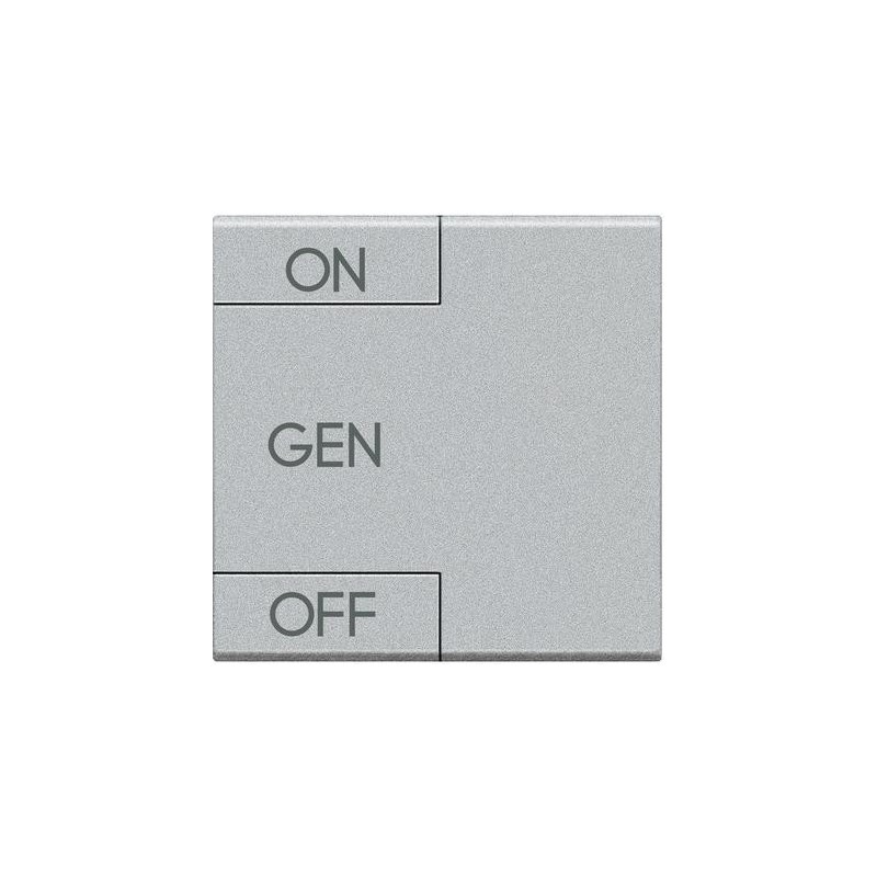 Copritasto 2 Funzioni ON OFF GEN Bticino Living Light Tech NT4911M2AFN