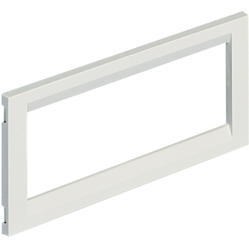 Placca bianca 6 moduli LivingLight per telaio 16135 Bticino 16136F/6