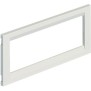 Placca bianca 6 moduli LivingLight per telaio 16135 Bticino 16136F/6