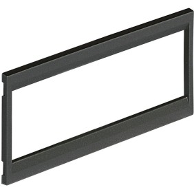 Placca antracite 6 moduli LivingLight per telaio 16135 Bticino 16136F6G