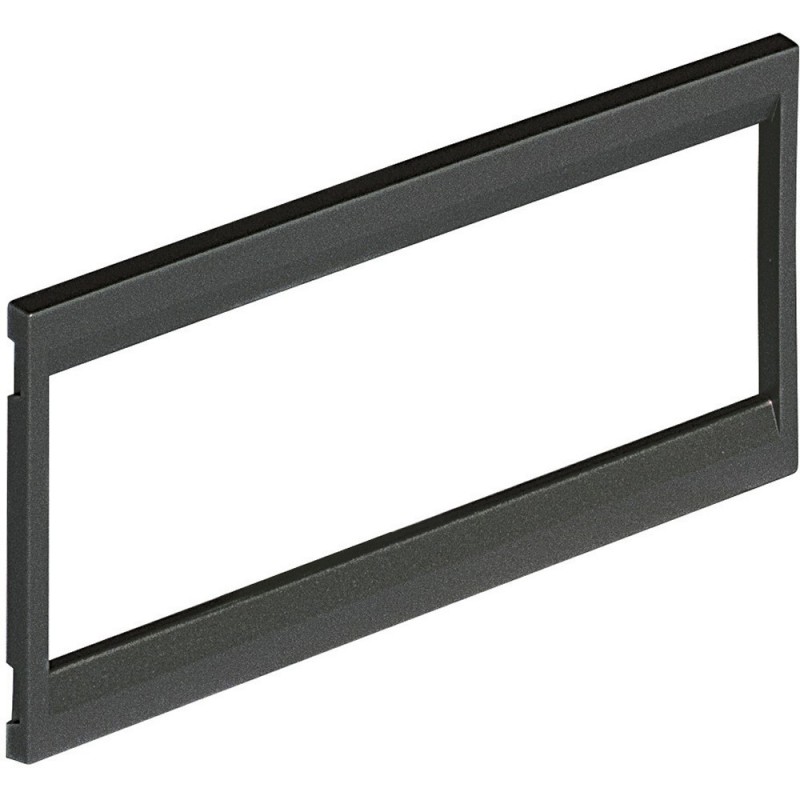 Placca antracite 6 moduli LivingLight per telaio 16135 Bticino 16136F6G