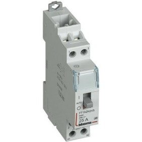Contattore 2 NO -  25A  - 24 V  - 1 Modulo DIN Bticino FT1A2N24M