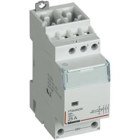 Contattore 4NO -  25A  - 230 V  - 2 Moduli DIN Bticino FT2A4N230M
