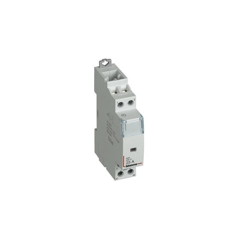 Contattore 2 NO -  25A  - 24 V  - 1 Modulo DIN Bticino FT1A2N24M