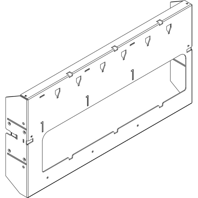 Telaio per M160-250 e M4 630 fissi verticali con attacchi posteriori larghezza 600mm Bticino 9061TTN