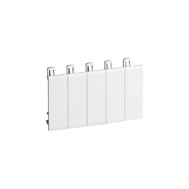 Copriforo DIN 5 moduli con prefratture Bticino F215FP