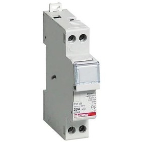 Portafusibile 1P+N 20A 1 modulo Bticino F311N