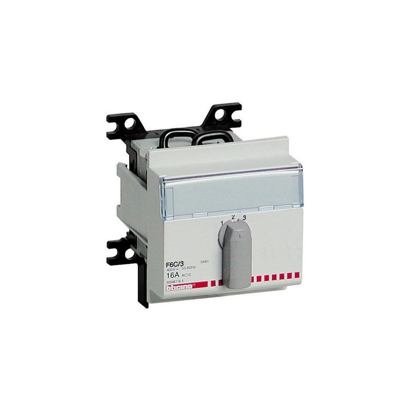 Commutatore rotativo bipolare a 2 posizioni Bticino F6C/3