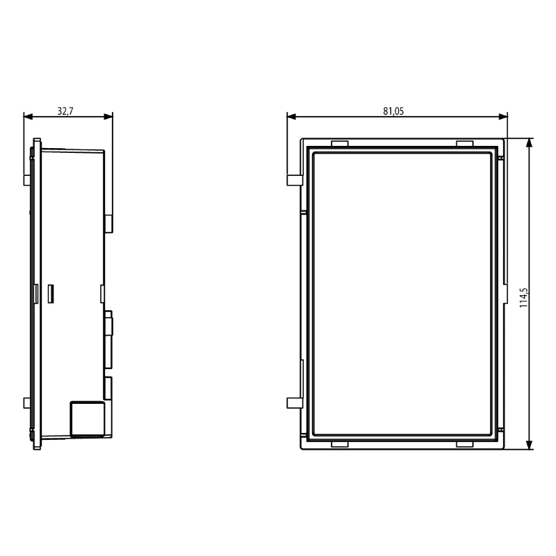 Targa Portanomi Retroilluminata a LED Bianchi ELVOX 41015