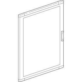 MAS LDX - Porta in vetro per armadio da pavimento 85 x 140 Bticino 93870V