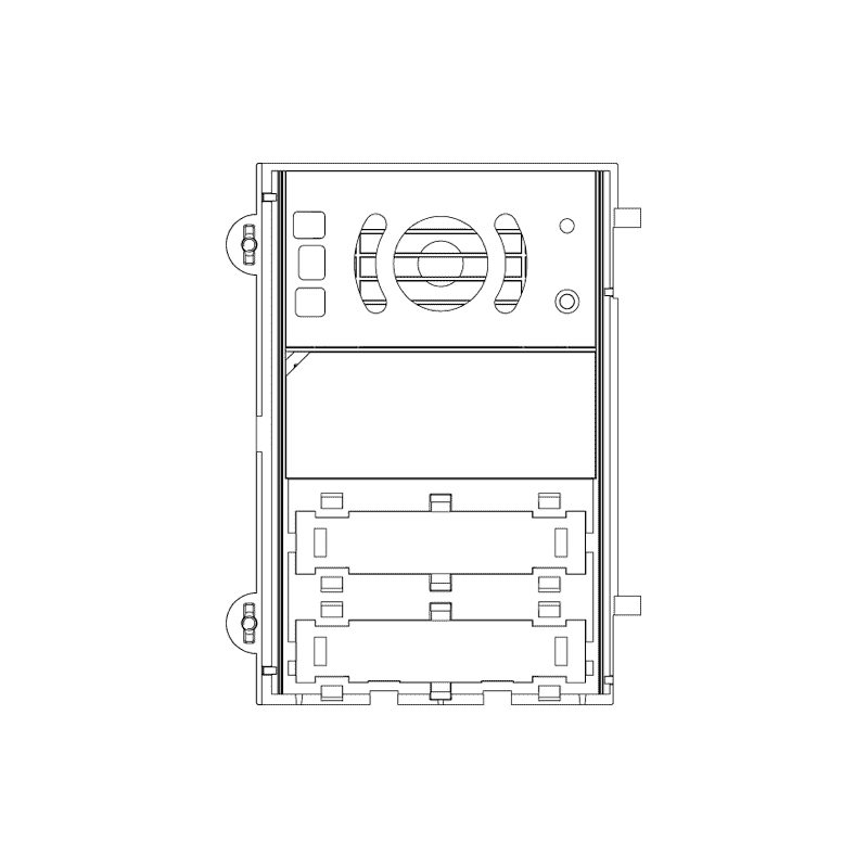 Modulo frontale Audio Base Pixel Due Fili Plus 41000 ELVOX 41100.01