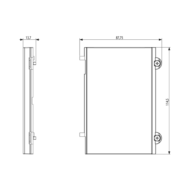 Modulo Frontale Portanomi o Numero Civico Pixel ELVOX 41115