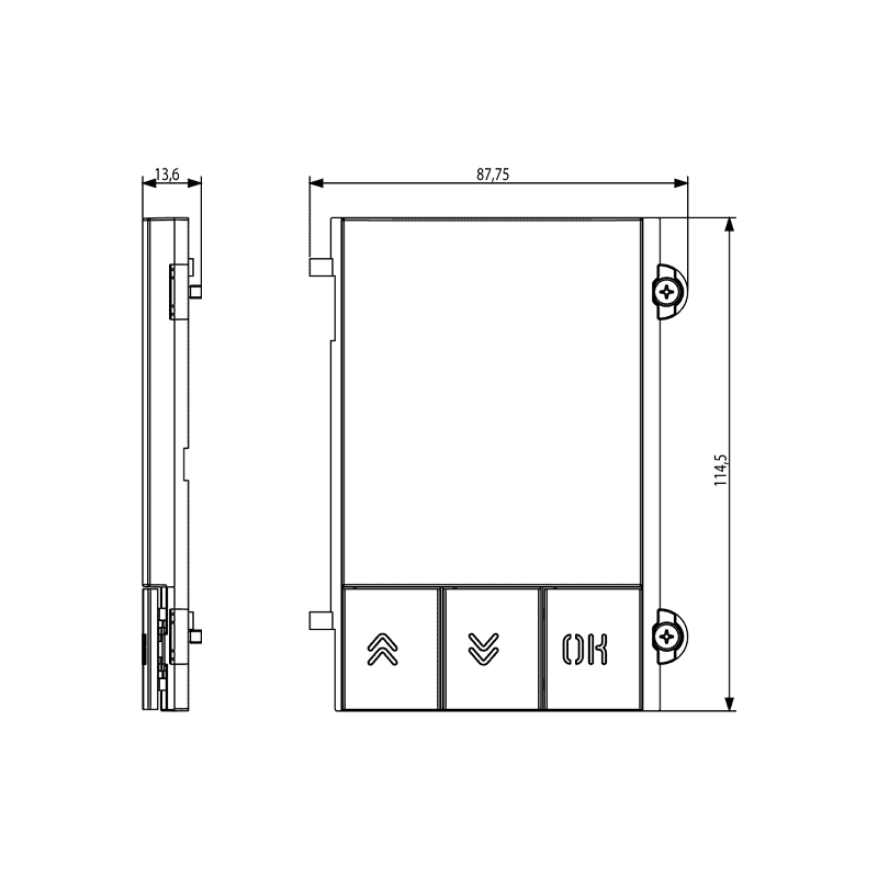 Modulo Frontale per Display Serie Pixel ELVOX 41118.01