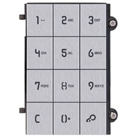 Modulo Frontale Tastiera Serie Pixel Grigio ELVOX 41118.02
