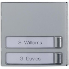 Frontale con due tasti e cartellini portanome BPT MTMF2P 60020110