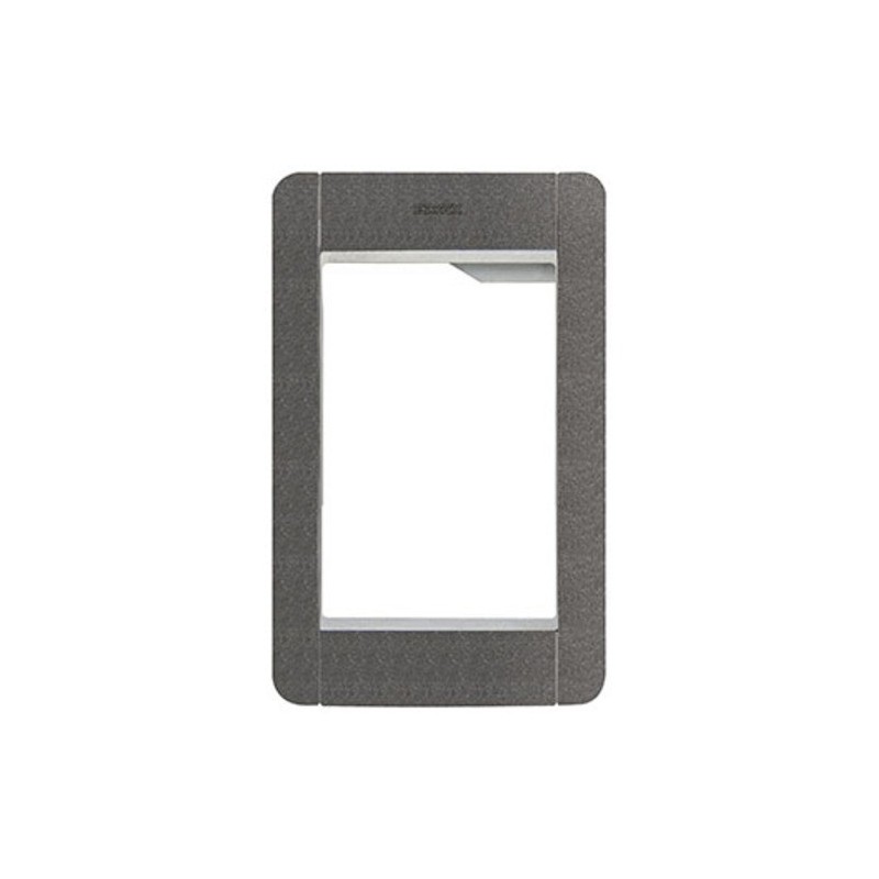 Supporto con Cornice 1 Modulo Serie Pixel Ardesia ELVOX 41131.02